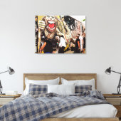 CM11095 - Städtische Kunst - Rolling Stones Leinwanddruck (Insitu (Schlafzimmer))