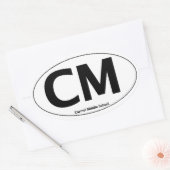 CM Aufkleber (Umschlag)