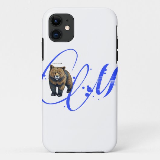 CM Bear Graphic - iPhone Case (Rückseite)