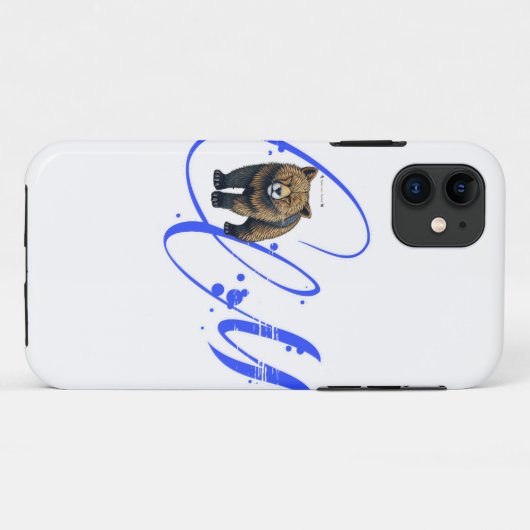 CM Bear Graphic - iPhone Case (Rückseite (Horizontal))
