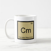 Cm - Caramel Macchiato Chemistry Element Symbol T Kaffeetasse (Links)