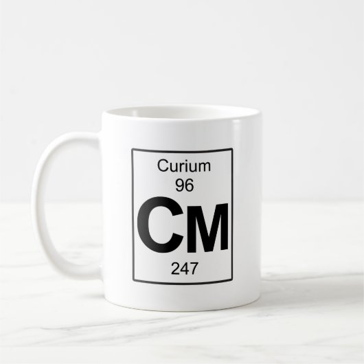 Cm - Curium Kaffeetasse (Links)
