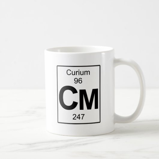 Cm - Curium Kaffeetasse (Rechts)