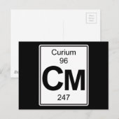 Cm - Curium Postkarte (Vorne/Hinten)