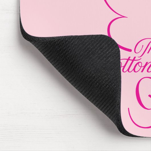 Cm-Logo-Rosa auf Rosa Mousepad (Ecke)