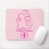 Cm-Logo-Rosa auf Rosa Mousepad (Mit Mouse)