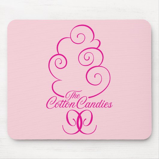 Cm-Logo-Rosa auf Rosa Mousepad (Vorne)