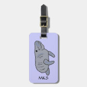 CM, Manatis-Gepäckanhänger Gepäckanhänger (Vorderseite vertikal)