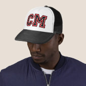 "CM"-Monogramm Truckerkappe (Beispiel)