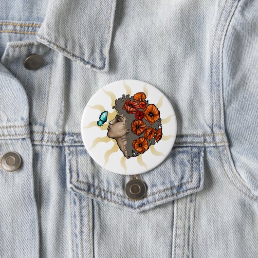 Cm Primavera plattiert Von 7 Rund Button (Beispiel)