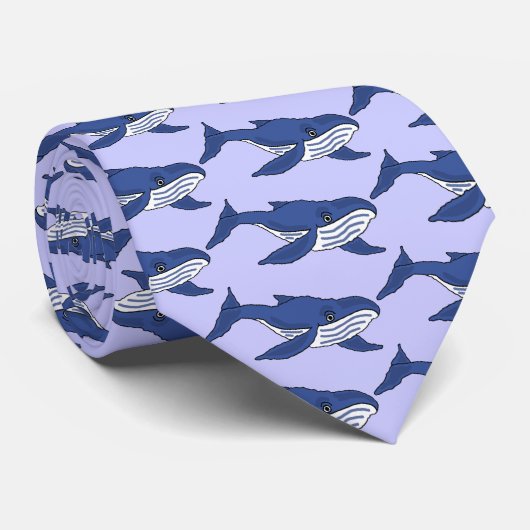 CM, Spaß-Blauwal-Hals-Krawatte Krawatte (Gerollt)