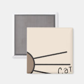 CM Whiskers Logo Magnet (Vorderseite/Rückseite)