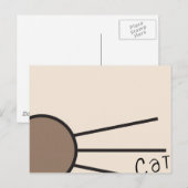 CM Whiskers Logo Postkarte (Vorne/Hinten)