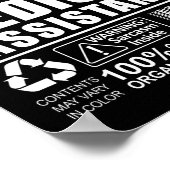 CMA-Assistentin - Geschenkidee Poster (Ecke)