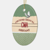 CMA bestätigte Assistenzarzt LOGO Keramikornament (Links)