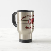 CMA bestätigte Assistenzarzt LOGO Reisebecher (Vorderseite Links)
