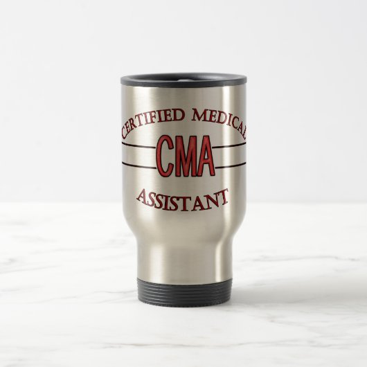 CMA bestätigte Assistenzarzt LOGO Reisebecher (Mittel)