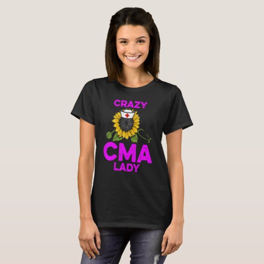 CMA Certified Medical Assistant Lady Assisty Assis T-Shirt (Vorne ganz)
