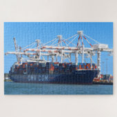 CMA CGM Bellini Containerschiff Puzzle (Horizontal)