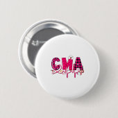 Cma Medical Istant Valentines Day Nursing Valen Button (Vorne & Hinten)