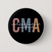 CMA zertifizierter medizinischer Assistent Button (Vorderseite)