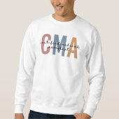 CMA zertifizierter medizinischer Assistent Sweatshirt (Vorderseite)