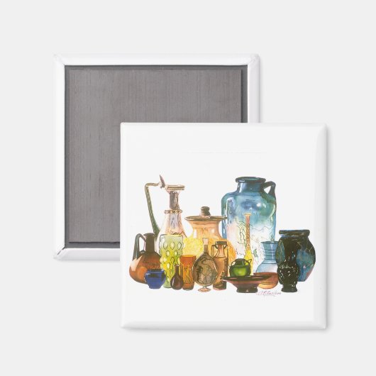CMCarlson Antique Vases Magnet (Vorderseite/Rückseite)