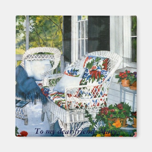 CMCarlson Back Porch Magnet (Vorne)