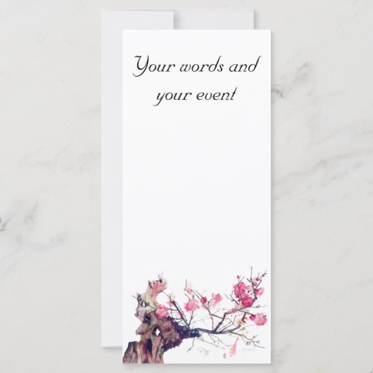 CMCarlson Cherry Blossom Keepake Bookmarker (Rückseite)
