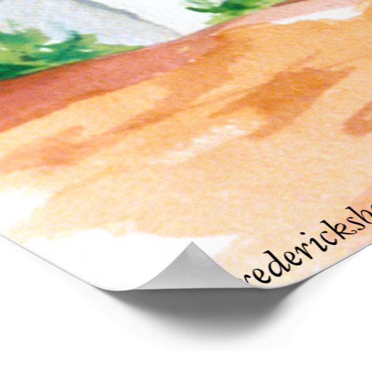 CMCarlson Fredericksburg, Va, Poster (Ecke)