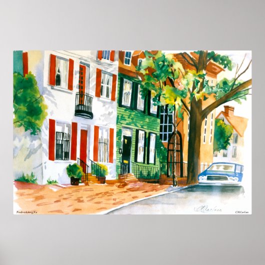 CMCarlson Fredericksburg, Va, Poster (Vorne)