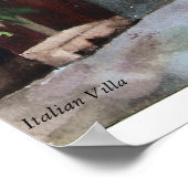 CMCarlson Italian Villa Poster (Ecke)
