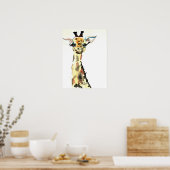 CMCarlson Niedlich Giraffe-Poster Poster (Küche)