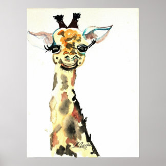 CMCarlson Niedlich Giraffe-Poster Poster