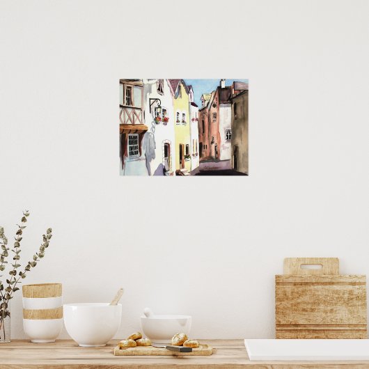 CMCarlson Spanish Abodes Poster (Küche)