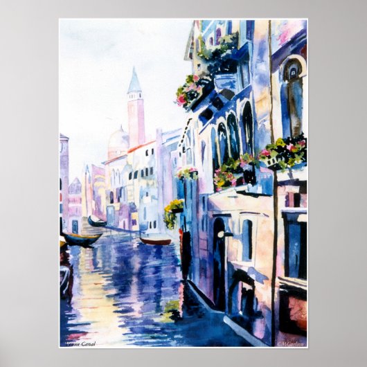 CMCarlsonVenedig-Kanal-Poster Poster (Vorne)