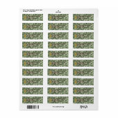 Cmd Sergeant Major Camouflage Address Label (Vorne)