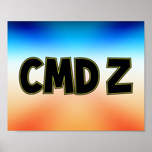 CMD Z POSTER (Vorne)