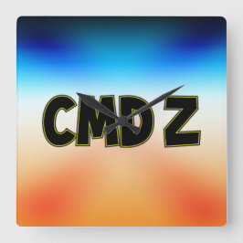 CMD Z QUADRATISCHE WANDUHR