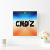 CMD Z  SQUARE WALL CLOCK QUADRATISCHE WANDUHR (Zuhause)