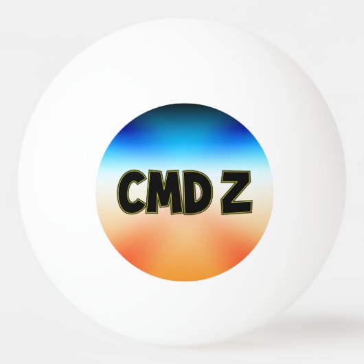 CMD Z TISCHTENNISBALL (Vorderseite)