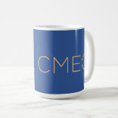 CMEC Kaffee Tasse - 15-oz, Programm 9, blau w/pfir (VorderseiteRechts)