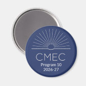 CMEC-Kühlschrankmagnet - Programm 10 Magnet (Vorderseite/Rückseite)