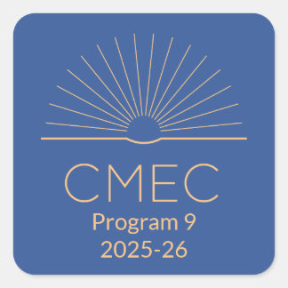 CMEC Stickers - Quadrat, Programm 9, 1,5"x1,5"