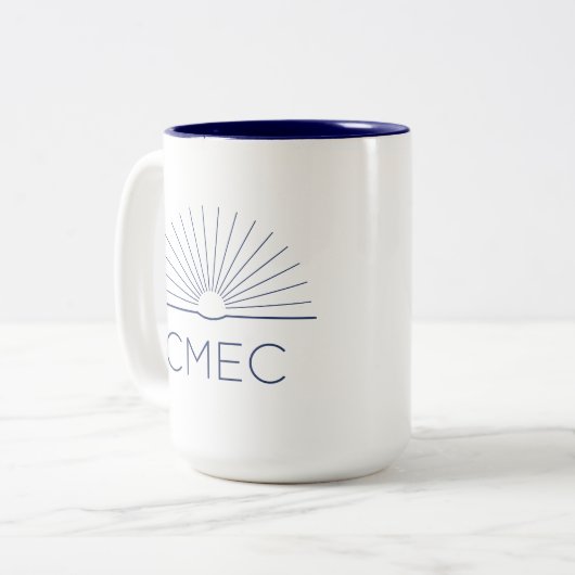 CMEC Zwei-Tönige Tasse - 15 oz, Marinemodell und I (Vorderseite Links)