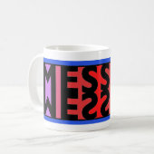 CMESSING personalisierte Tasse (Vorderseite Links)