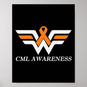 Cml Warrior I'm Fine Chronic Myeloid Leukämie Awar Poster