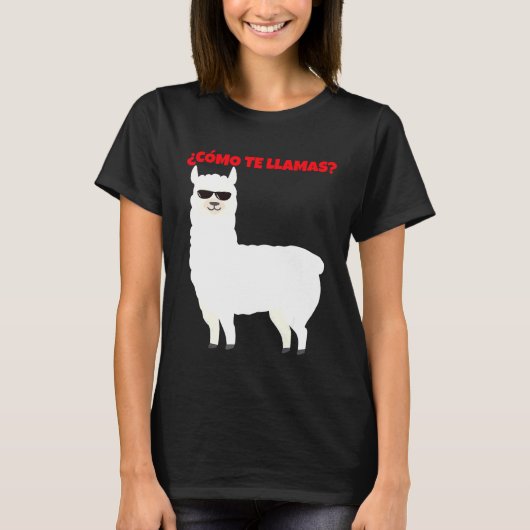Cmo Te Llamas Llamacorn T-Shirt (Vorderseite)