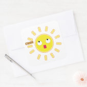 c'mon quadratischer aufkleber (Umschlag)