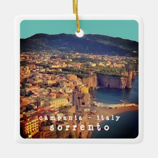 CMP002 SORRENTO, Kampanien, Italien Keramikornament (Vorderseite)